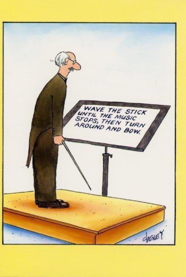 Cheney conductor cartoon