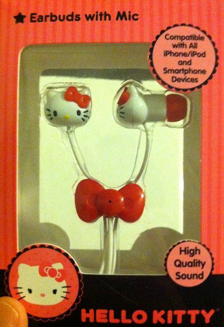 Hello Kitty earbuds